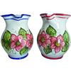 Handmade Generico Brocca Vino Acqua in Ceramica di Vietri Dipinta a Mano, Altezza cm. 20 (1 Litro), Decoro Stella di Natale, Arredo Tavola, Idea Regalo, Bomboniera, Maiolica