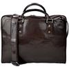 ItalianHandbags Borsa messenger pelle moro borsa notebook borsa tablet uomo donna nero cartella porta laptop borsa in pelle con manici e tracolla borsa spalla
