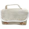 FABBRICA TESSILE BOSSIO BEAUTY CASE IN TESSUTO (Ecru)