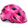 MET Casco da Bicicletta per Bambini MET Hooray MIPS - Sicuro, Confortevole, Ventilato, Luce LED Integrata, Visiera Rimovibile