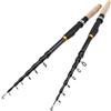 ZWCSHUU Spinning Rods Canna da Pesca telescopica ultracorta 1,8-3,6 m Multifunzione con Canna in Carbonio(1.8m 133g)