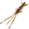 Fishup Shrimp 3' 7,5 cm - 9 granchi in gomma, colori Fishup: Green Pumpkin/Red & Black
