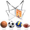 JSMTKJ 4 Pezzi Portapalloni in Acrilico, Porta Pallone Calcio, Display Multifunzione per Pallacanestro Calcio Pallavolo Calcio Supporto