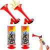 Qaestuan 2 PCS Fanfare Air Horn Estremamente Forte, Tromba da Stadio, Tromba d'Aria Portatile, Trombas Stadio ad Aria Manuale, per Partite di Calcio, per Nautica, Eventi Sportivi, Celebrazioni
