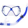 Uhngw Masche per immersioni subacquee, maschera e snorkeling, Masche per immersioni per snorkeling per snorkeling scuba, Antide-fideo e anticriglio e attrezzatura da snorkeling professionale con lenti