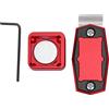 Clasken Custodia per Gesso da Biliardo, Porta gessetti Portatile con Punta per Stecca Professionale per Accessori da Biliardo per Biliardo(Rosso)