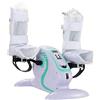 FGHSD Pedaliera elettrica motorizzata,Cyclette fitness per mani,braccia,ginocchia e gambe,Mini allenamento riabilitativo Bicicletta Attrezzatura per riabilitazione per disabili(Esercitatore elettrico)