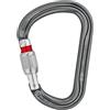 Petzl M36 a SL William asimmetrico Grande Capienza Moschettone in Alluminio, Dimensioni: Moschettone, Grigio
