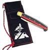ARMERIAONLINE SINCE 1999 Coltello Artigianale Sardo Pattada Carabinieri Manico In Legno da Collezione Sardegna tascabile