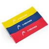 HEAD - Elastici Fitness da Allenamento Sportivo. Kit contenente 3 Elastici con 3 Livelli di Resistenza Diversi: 9, 14, 18 kg
