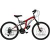 BICICLETTE CANELLINI Bicicletta Bambino FULL SUSPENSION 24 COLORADO - Ruote 24 (blu/arancio)