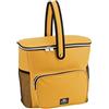 Be Cool Grande borsa termica City Basket di colore giallo, misura M, 33 x 18 x 30 cm, ca. 17,5 l di volume con ampia maniglia per picnic, scuola, gite, viaggi