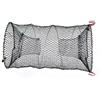 Tbest Rete da Pesca Pieghevole per Gamberi, Aragosta e Granchi, 25cm, Nero, Nylon, Acciaio Inossidabile