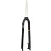 Uxsiya Forcella Rigida per Mountain Bike, Forcella Rigida per Mountain da 26/27,5/29 Pollici, Forcella Ammortizzata Anteriore per Bici in Lega(Nero Grigio)