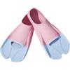 ENEN Pinne Corte Nuoto Piscina Regolabili Taglia 27-44, Pinne Snorkeling in Silicone Morbide per Allenamento Unisex per Bambini e Adulti Uomini Donne per Nuoto Snorkeling (M(36-38),Rosa blu)