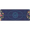 FANSU Tappetino da Yoga Antiscivolo,Tappetino Palestra Pieghevole Viaggio 1,5MM Antiscivolo Sottile,Design Yoga Mat Resistente Scamosciata Perfetto per Pilates All'aperto Casa (Luna,183x68cm)