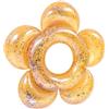 Happyyami Gonfiabile Per Piscina Con Decorazione Di Paillettes Anello Galleggiante Da Nuoto Facile Da Gonfiare e Sgonfiare Per Feste Estive e Relax Portatile e Resistente Con Fiore Sole