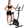 Fitby Cyclette Per La Casa - Bicicletta Magnetica Da Fitness Con 8 Livelli Di Resistenza E Cardiofrequenzimetro | Attrezzo Da Palestra Per Interni Con Sedile Regolabile