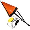 MOOCY 24 pollici arancione Drift Sock Sea Anchor Drogue con 9,1 m Kayak Tow Rope Line Boa Ball Float Leash Sea Brake System per imbarcazioni marine/Yacht/Jet Ski/gonfiabile/Moto/Barca a vela