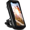 moex Borsa da bicicletta per Samsung Galaxy A23 5G, supporto per cellulare da bicicletta, manubrio impermeabile, borsa per manubrio con finestra touch, supporto per bicicletta, girevole a 360 gradi