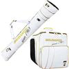 Brubaker 'Grenoble' Borsa porta scarponi con scomparto casco et sacca da sci - colore blanco/oro - 170 cm