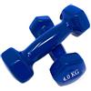 vetrinein rete Vetrineinrete® Pesi manubri da 4 kg Sport 2 pz Manubrio Peso Allenamento Fitness Sport Dody duling (Blu) A35