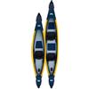 Aqua Marina Tomahawk, AIR-K - Kayak gonfiabile ad alta pressione, per 2 persone, lunghezza 440 cm, colore: blu marino/giallo