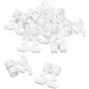 Spalding AC 83565 - Ganci per Rete da canestro, incolore, Bianco (Bianco), Nessuna