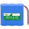 WILLQ Batteria per lampione Solare Batteria al Litio-Ferro fosfato da 3,2 V 3,5 Ah 7 Ah 10,5 Ah 14 Ah 17,5 Ah LiFePO4 Batteria di Ricambio per luci solari Esterne,3.2v10.5ah