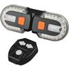Xoeryoy Segnali di svolta in Bici Waterproof Remote Control 5 modalità Bike Tail Light con Luce Destra e Sinistra da 600 mAh 30lm USB USB Giallo Ricaricabile e Rosso Posteriore per Guida Notturna p