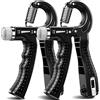 KDG Hand Grip Rafforzatore 2 pcs,Allenatore di forza di presa Resistenza regolabile 10-130lb, Esercitatore per le mani dell'avambraccio,Pinza per le mani per Costruzione di muscoli