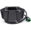 windmeile | DPE-181 Display per sistemi Bafang CAN, LED, display a bottoni, 3 tasti, bici elettrica pedelec nero