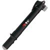 MVTEK Pompa STILO. Pompa per bicicletta 26cm. Pompa bicicletta 80 PSI. Pompa bici in plastica resistente. Pompa con raccordo reversibile e leva di ancoraggio. Gonfiatore bici nero. Pompa portatile
