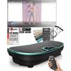 Sportstech - VP250 Pedana Vibrante, Potente Palestra in Casa Piattaforma Vibrante con Motore Silenzioso da 200W, Attrezzi Fitness con 180 Livelli e 7+1 Programmi, Display Digitale Touch, Nero