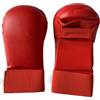 Takingup Guanti da Karate Guanti Taekwondo in Pelle Premium per Adulti e Bambini Guanto da Allenamento per Sparring, Sacco da Boxe, Taekwondo e Pratica, Rosso, S - Sparring