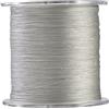 Dioche Lenza da pesca super resistente intrecciata in PE da 500 m a 4 fili | Corda da pesca multifilamento | Colore grigio chiaro | Perfetta per la pesca in mare
