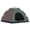 Outsunny Tenda Campeggio Pop-Up 4 Posti, Tenda da Spiaggia con Borsa da Trasporto, Ganci per Lampade e Tasche Portaoggetti, Protezione UV, 210x210x135 cm