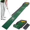 Generico Tappetino per pratica di putting,Green Allenamento Putting Golf | Tappetino da golf per palestra | per prato, cortile, giardino, interno, esterno, casa, palestra, ufficio,