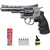 ECOMMUR Revolver Dan Wesson 4" ! Pistola Airsoft Sistema: CO2 semiautomatica + olio e accessori. (Potenza: 0,9 joule)