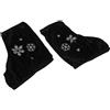 perfk 2 PCS Copertura a Rotelle, Pattinaggio Accessori, Nero-M