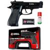 Umbrella Enterprise Pistola a Salve Mod. 85 9mm Top Firing, Segnalatore Acustico Scacciacani/Addestramento, Nera - Kit con Olio Ballistol Incluso
