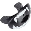 Alomejor paradenti rugby, paradenti per rugby, paradenti, paradenti, paradenti per boxe, calcio, rugby, sport, paradenti, custodia morbida per fucile (denti bianchi su nero