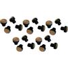 APLVFFZH 20 Pezzi Punte per Stecca da Biliardo Avvitabili, Portatili, Gioco al Coperto 12 Mm, Facili da Installare,