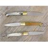 marca 1x Knife Coltello 14 CM SARDO Sardegna Pattada Portachiavi Manico Corno di Bue