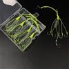 babominimer Set di ami da pesca alla carpa con gabbie per esche alimentatori, ganci esplosivi in linea in acciaio ad alto tenore di carbonio, annodati a mano, per lago, fiume, mare e stagno, (12#)