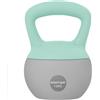 SPORTNOW Kettlebell 8kg - Collaborazione Aosom.fr x FFHandball - Manubrio con impugnatura antiscivolo per fitness cardio, verde