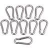 SGerste M4 40mm 304 ACCIAIO INOX MULTIFUNZIONE molla Snap gancio MAGLIA RAPIDA LUCCHETTO Anello Moschettone Set di 10