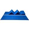 Conquest Tappetino Palestra Materassino Fitness Pieghevole Tappetino per casa 185x50x0,8 cm Materasso Yoga Colore Blu (Blu)