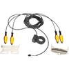 Buqpow Bicicletta elettrica Ebike Indicatori di Direzione 36V 48V 52V 72V Impermeabile Cavo LED Lampeggiante V04-36-72V