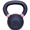 ForzaFit Kettlebell in ghisa con marcatura a colori - Nero - Manubrio a sfera Peso in ghisa - Vari pesi (i) 12 kg)